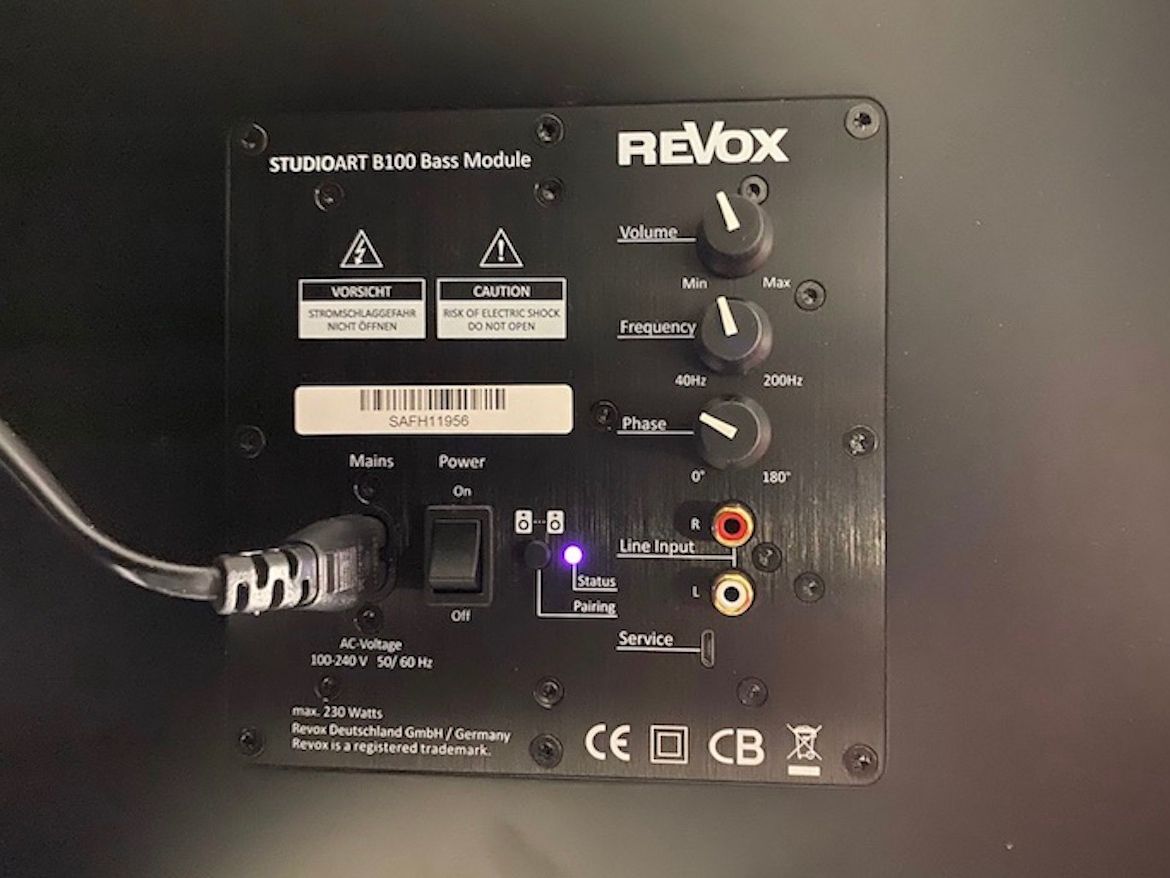 Revox Studioart B 100 - Rückansicht