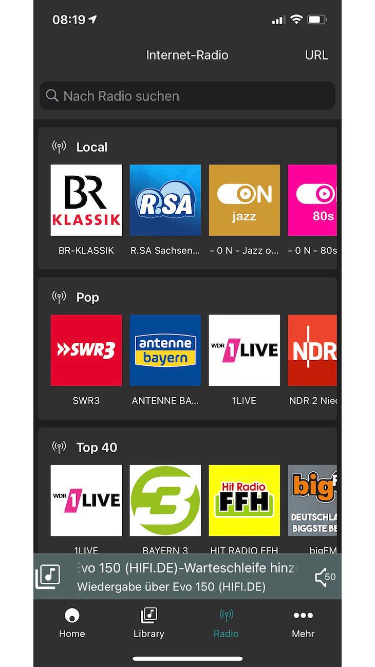 Internetradio-Stationen
