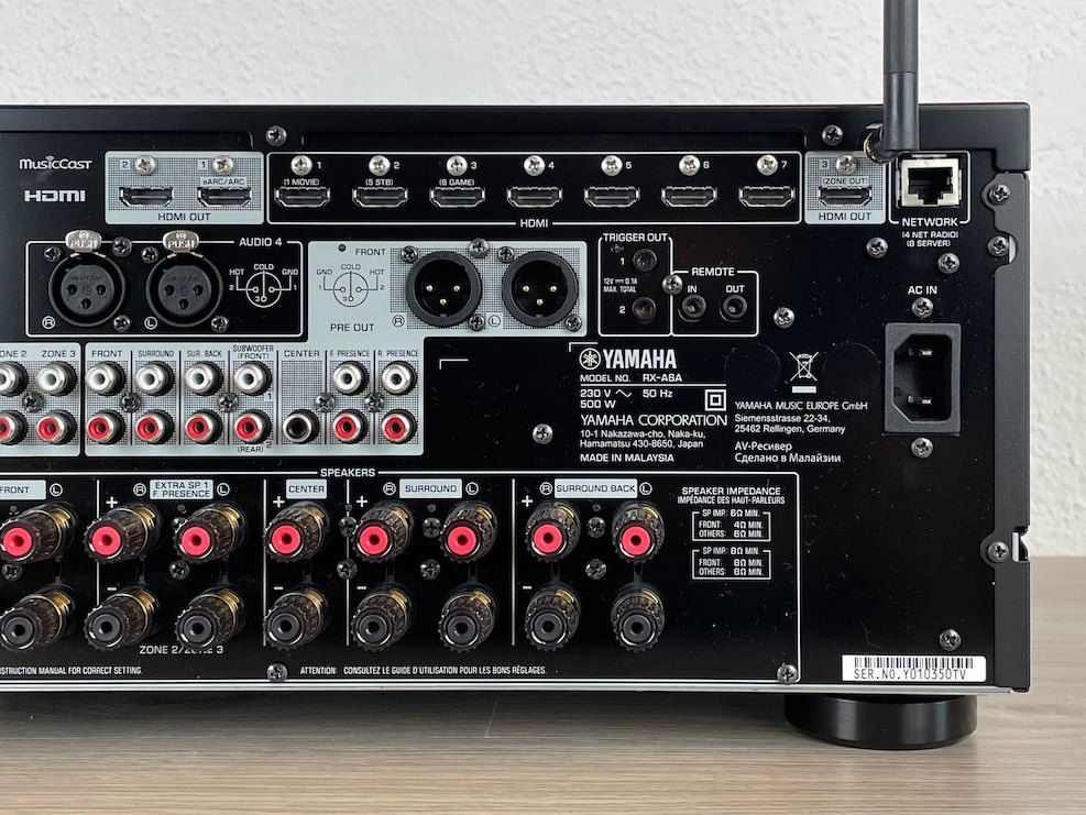 Yamaha RX-A 6A - Detailansicht rechts