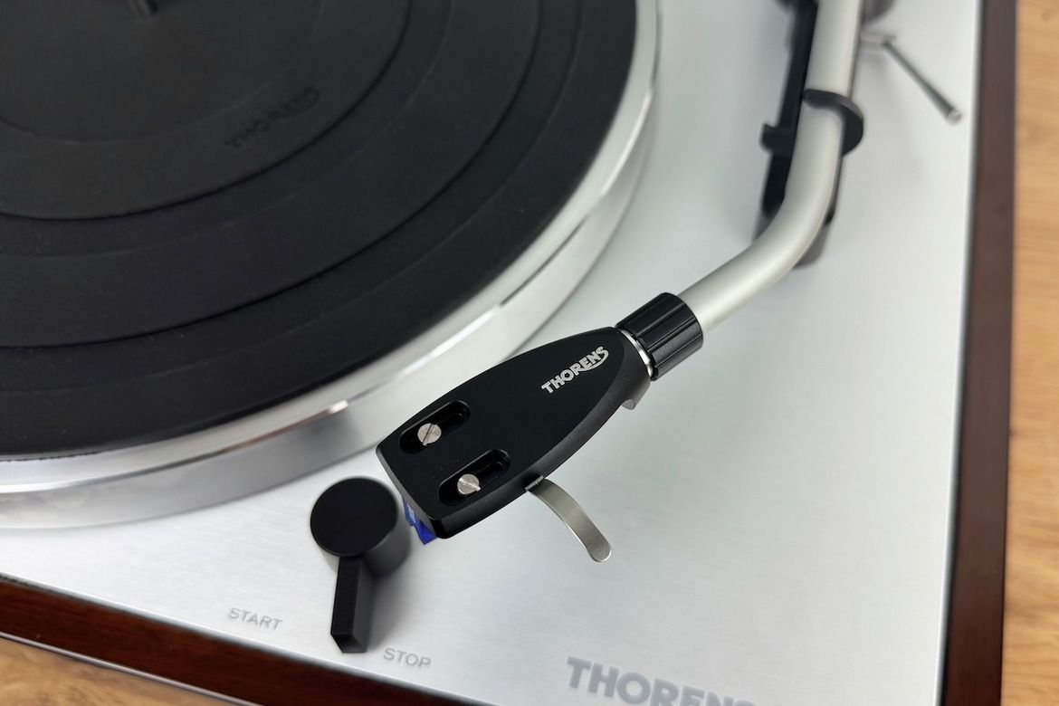 Systemträger des Thorens TD 403 DD von oben