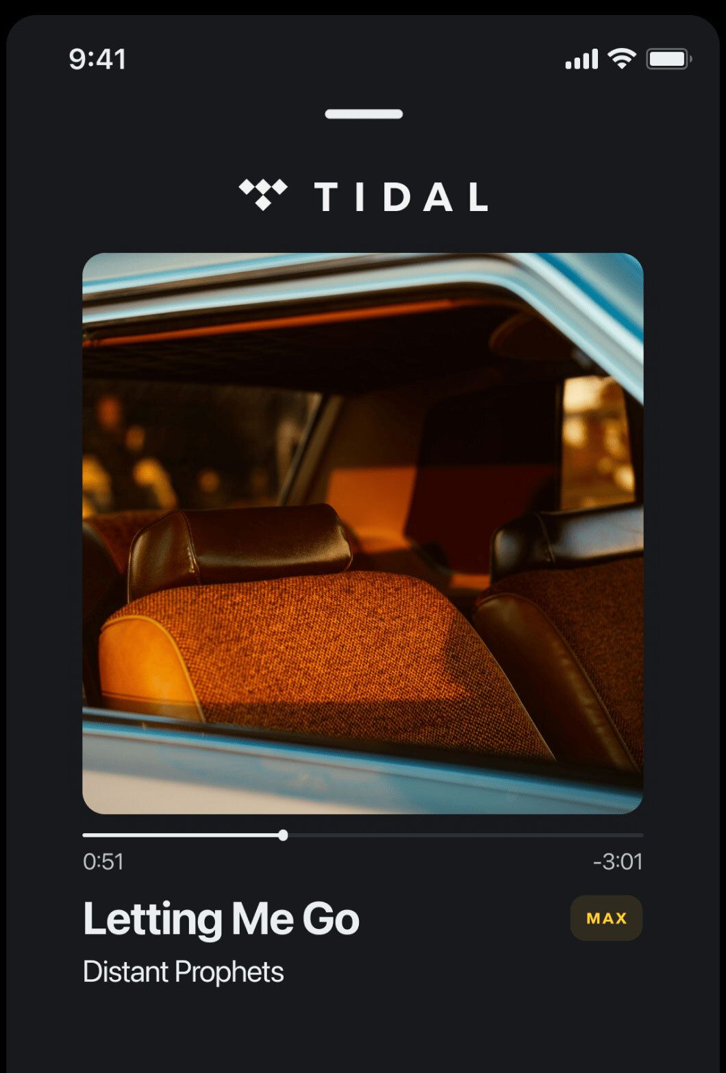 Screenshot Tidal-App