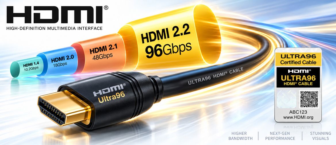 HDMI 2.2 96 Gbit/s