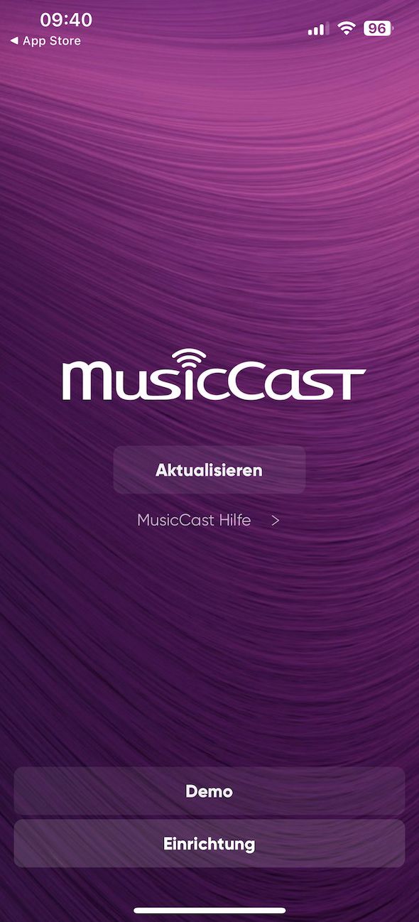 Mit der MusicCast App des R-N2000A