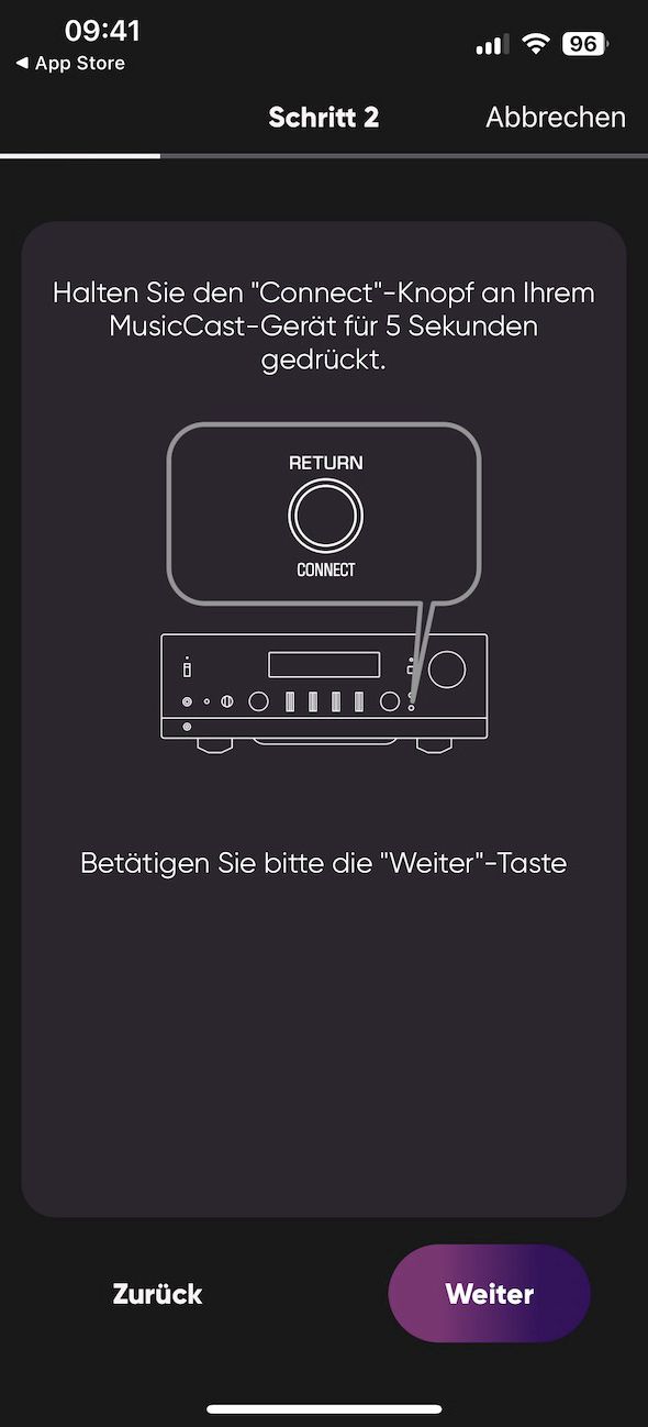 Netzwerk- und Internetverbindung hergestellen