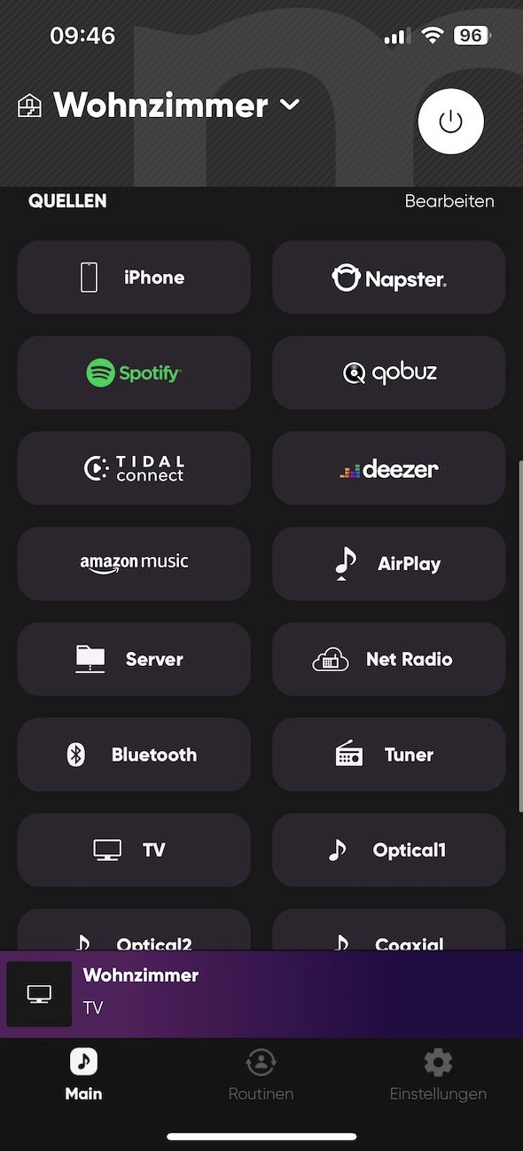 MusicCast ermöglicht Zugriff auf das Netzwerk