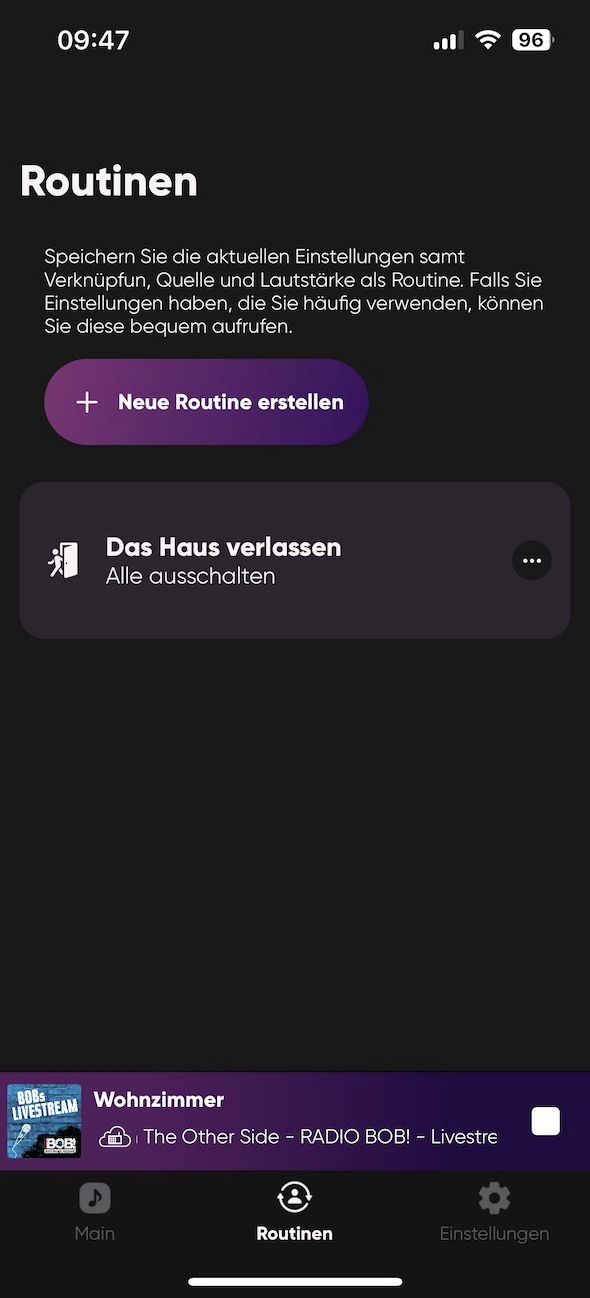 Merkt sich häufig genutzte Routinen