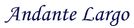 Andante Largo Logo