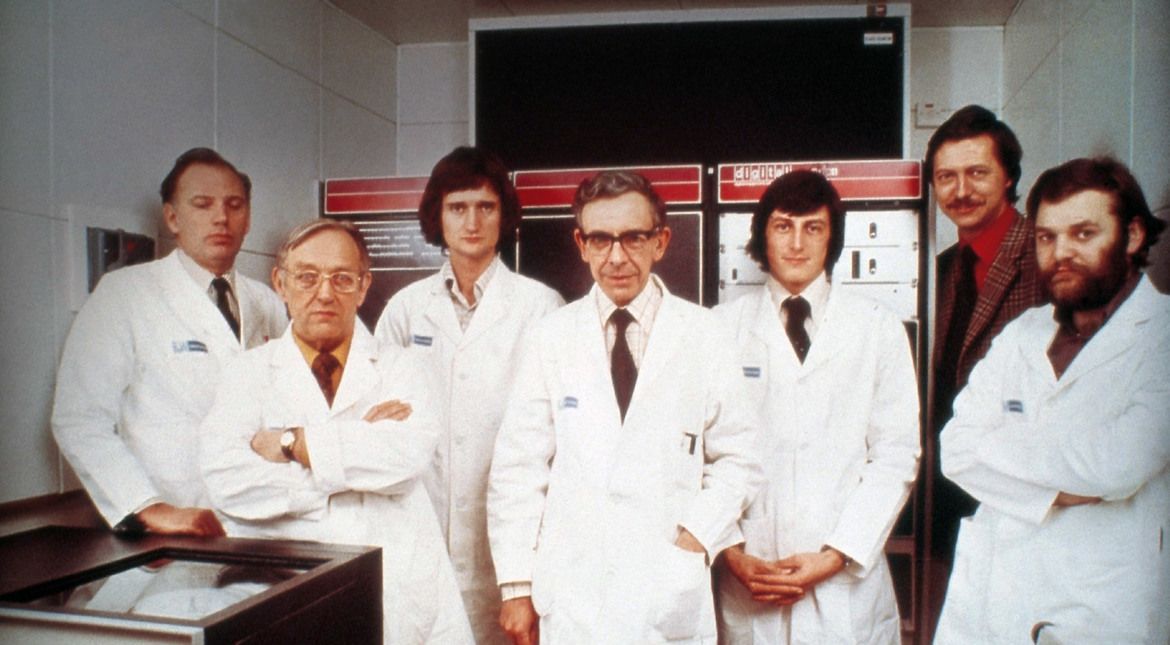 B&amp;W Entwickler-Team um 1970