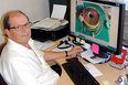 Mike Creek an seinem Arbeitsplatz