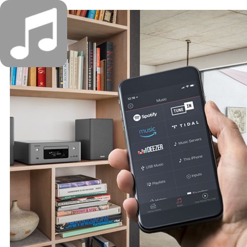 Konnektivität . Denon N-11DAB