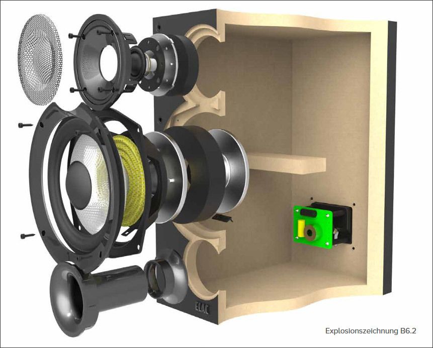Explosionsgrafik ELAC Debut B6.2
