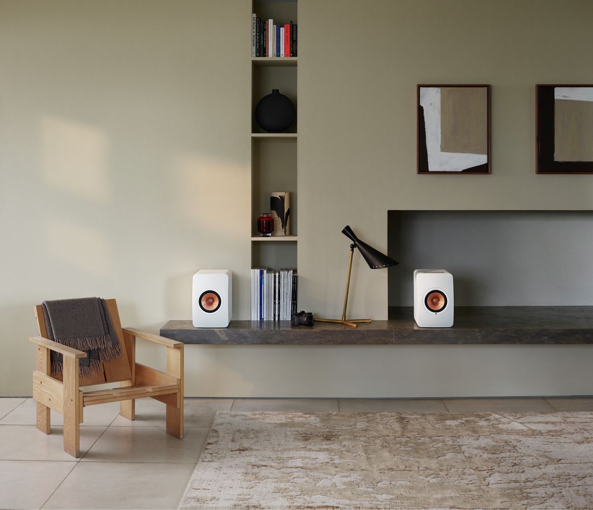 Aufstellungsbeispiel der KEF LS50 Wireless II