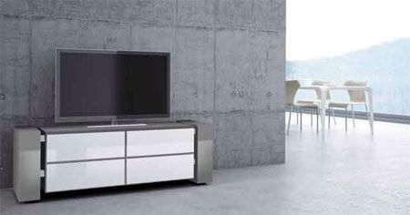 Aufstellungsbeispiel Schnepel X-Linie TV-Möbel X-Line 1400 geschlossen