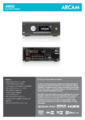 PDF Datei englisches Datenblatt des Arcam AVR20