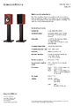 Bowers & Wilkins Datenblatt der 706 S2