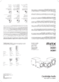 Installationsanleitung als PDF Datei der Cambridge Audio Minx Serie