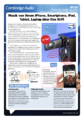 Produktdatenblatt des Cambridge Audio BT100