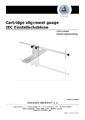 Bedienungsanleitung der Clearaudio Einstellschadblone