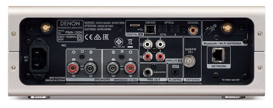 Denon PMA-150 Rückansicht