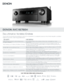 Das Produktdatenblatt des Denon AVC-X6700H als PDF Datei