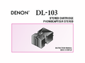 Bedienungsanleitung des Denon DL-103