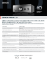 Das Produktdatenblatt des Denon PMA-A110 als PDF-Datei