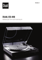 Datenblatt des Dual CS 418