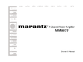 Bedienungsanleitung des Marantz MM8077