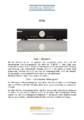 Musical Fidelity M2si Produktinformationsblatt