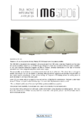 Musical Fidelity M6 500i Bedienungsanleitung (ENG)