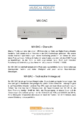 Musical Fidelity MX-DAC Produktdatenblatt