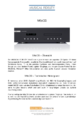 Datenblatt des Musical Fidelity M6sCD / DAC