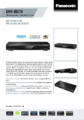 Datenblatt des Panasonic DMR-UBC90