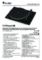 Hier kommen Sie zum Datenblatt des T1 Phono SB