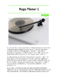 Produktdatenblatt zum Rega Planar 1 2016