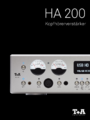 Der T+A HA 200 Katalog als PDF-Datei