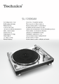 Bedienungsanleitung des Technics SL-1210 G