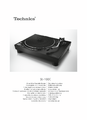 Bedienungsanleitung Technics SL100 C