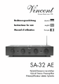 Bedienungsanleitung der Vincent SA-32 AE (Anniversary Edition)