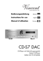 Bedienungsanleitung Vincent CD-S7-DAC