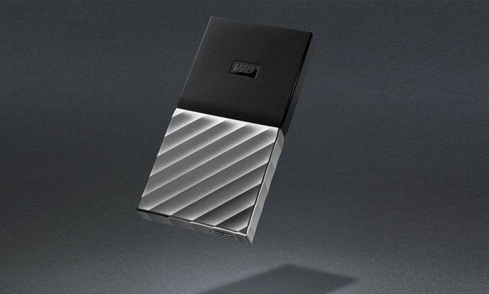 Abbildung der My Passport SSD Festplatte