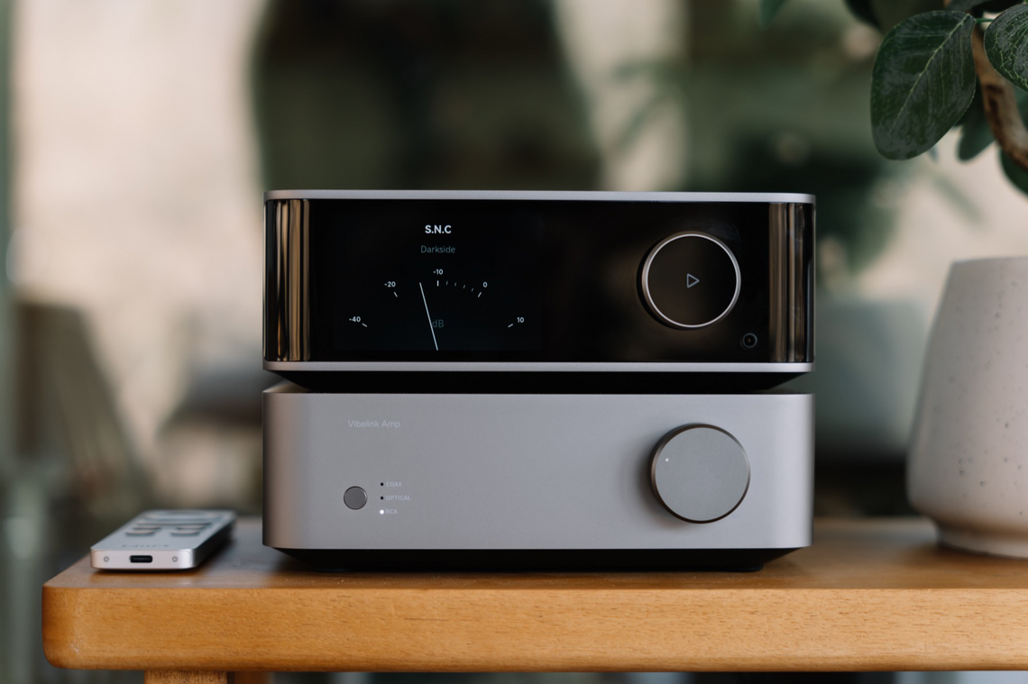 WiiM Vibelink | Integrated amplifier - 100W or 200W per channel - Aluminium - Sidereal Grey