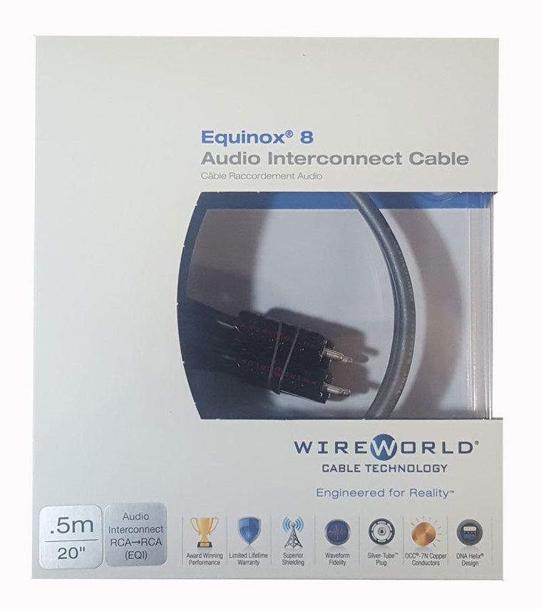 Wireworld Equinox 8 RCA 1m - RCA-Analogaudiokabel - HomeCineSolutions