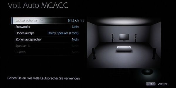 MCACC Setup