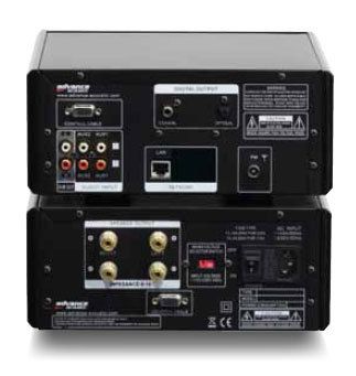 Advance Acoustic EZY 80 - rückwärtige Anschlüsse