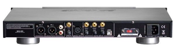 Rückseite des Advance Acoustic MDX 600