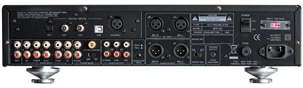 Advance Acoustic MPP 506 DA rückwärtige Anschlüsse