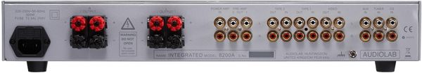 Rückseite des Audiolab 8200 A