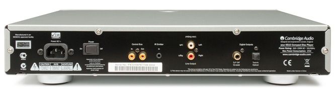 Rückansicht Cambridge Audio Azur 651 C