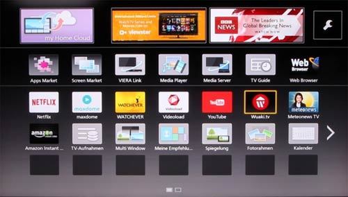 Fernseher Menu